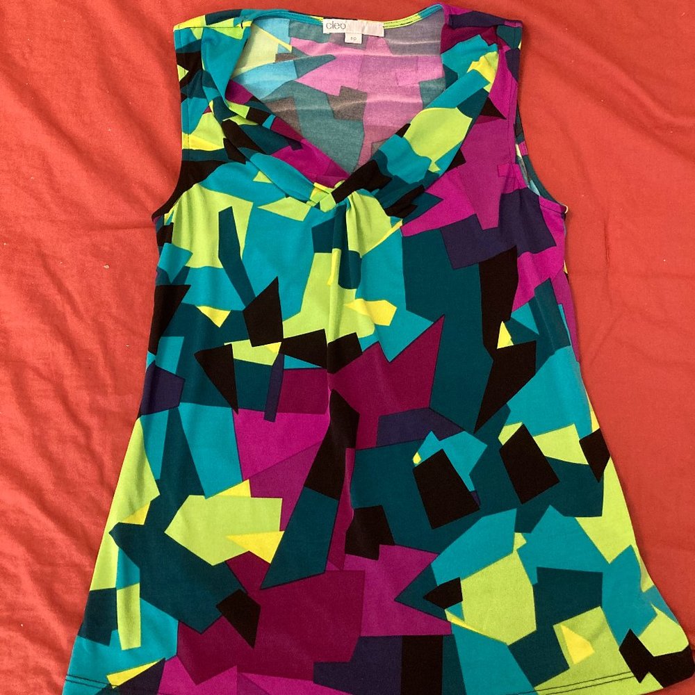 2/$15 Cleo V-Neck Tank Top Small NWOT